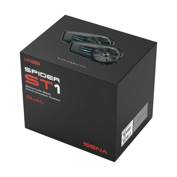 SENA SPIDER ST1 DUAL sisak-kommunikátor 2 db (2 km hatótávolság)
