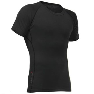 Thermo tričko PFANNER MERINO SHIRT SHORT SLEEVES - černá