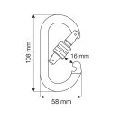 C.A.M.P. Steel Oval Standard Lock C.A.M.P. Steel Oval Standard Lock
