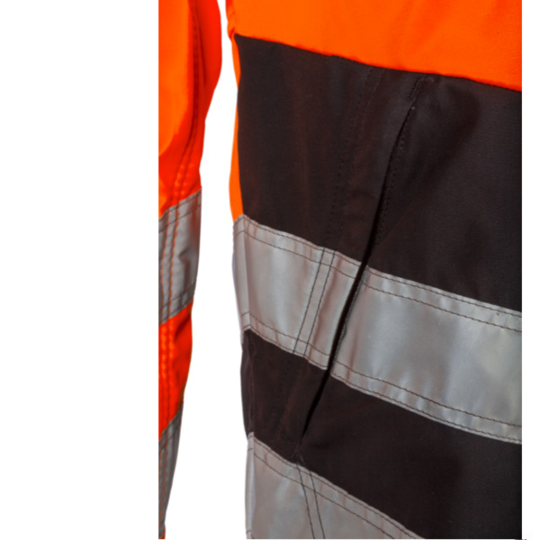 Protiporezová bunda SIP PROTECTION 1RI1 PORTET FLASH Hi-Vis oranžová/čierna