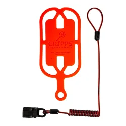 Uchwyt na telefon GRIPPS PHONE GRIPPER z linką zabezpieczającą
