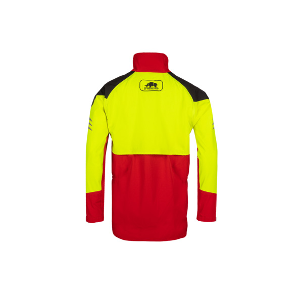 Work jacket 1SKO SHINOBI Hi-Vis yellow-red
