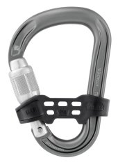 Karabína PETZL ATTACHE BAR SCREW LOCK HMS GRAY