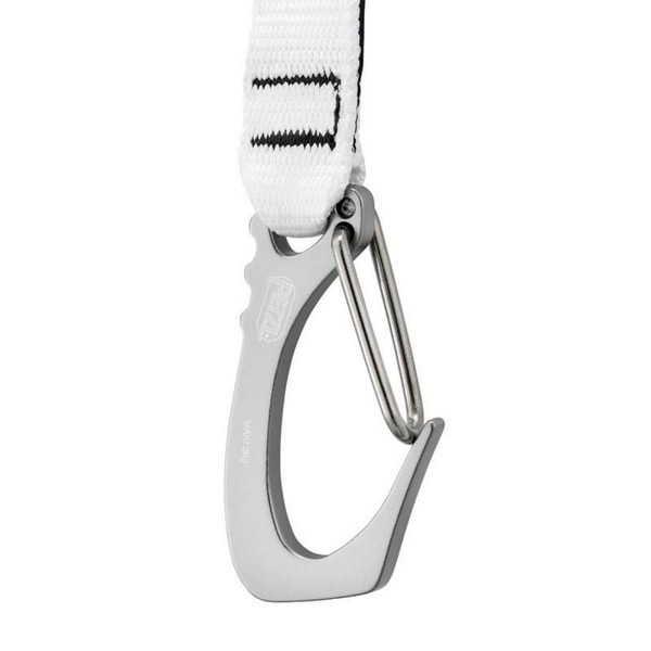 Knee brace PETZL KNEE ASCENT CLIP FOOT - with carabiner