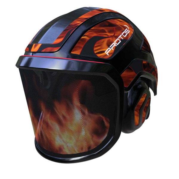 Helmet PROTOS INTEGRAL FOREST FLAMES F39