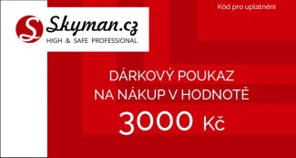 Dárkový poukaz na 3000 Kč
