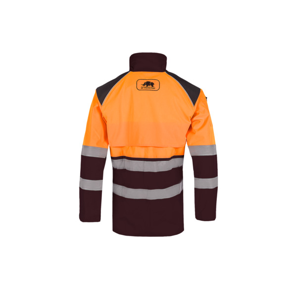 Reflective work jacket SIP PROTECTION 1SKK FOREST FOR FLASH - Hi-Vis orange
