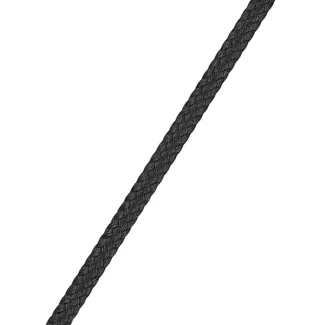 Lano LIROS SOFT BLACK polyester 8pramenné 5 mm