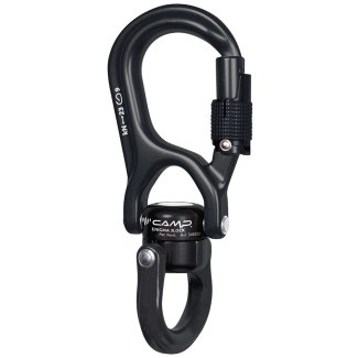 Karabína s otočným závesom CAMP ENIGMA 3Lock Black