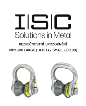 BEZPEČNOSTNÍ UPOZORNĚNÍ: ISC ULTRALINK