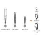 Fall shock absorber SINGING ROCK REACTOR FLEX "Y" + 2xK353 - 85 cm