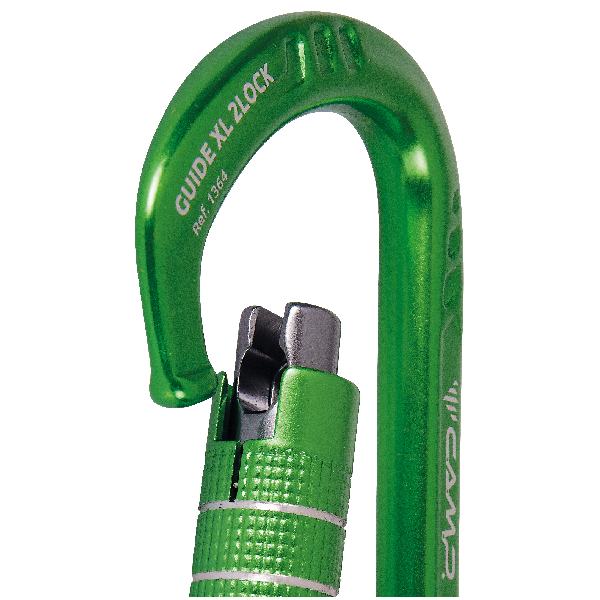 Karabína CAMP GUIDE XL 2Lock - zelená