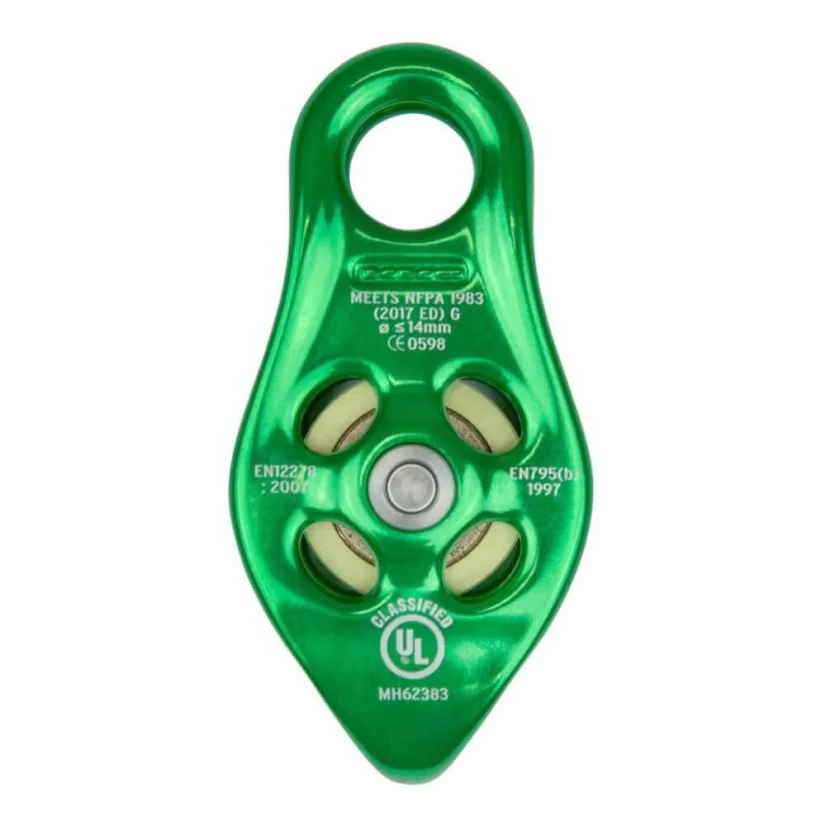 Kladka DMM PINTO 50 kN green