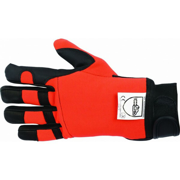 Chainsaw gloves SOLIDUR INFINITY class 1 - orange - Right/Left: 11 (2XL)
