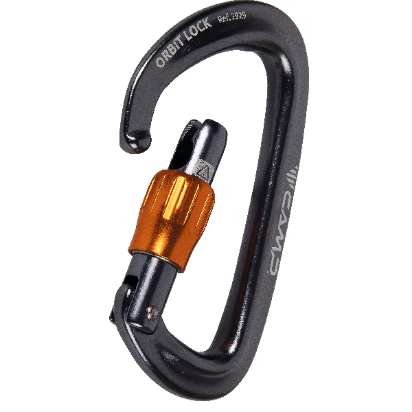 Karabina CAMP ORBIT Lock - antracitová