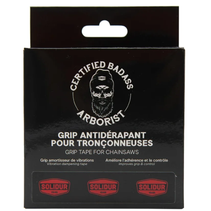Protiskluzová páska SOLIDUR GRIP TAPE - černá/červená