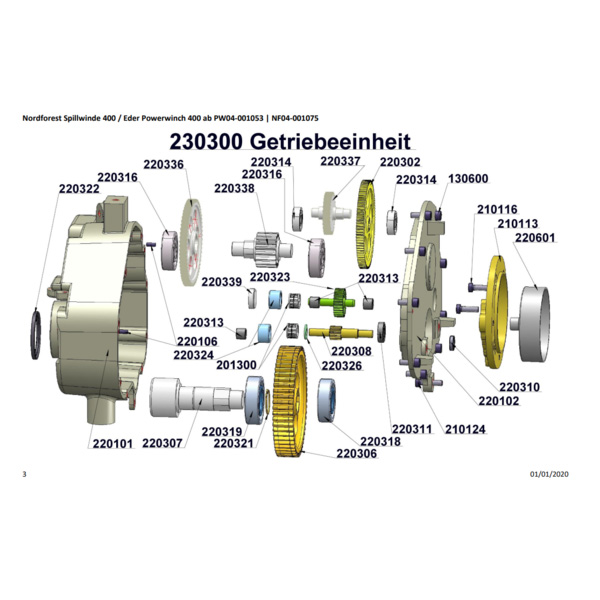 EDER WINCH 1200 motor winch