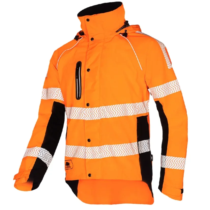 Waterproof work jacket SIP PROTECTION 1SMR KEIU HiVis REFLECTIVE