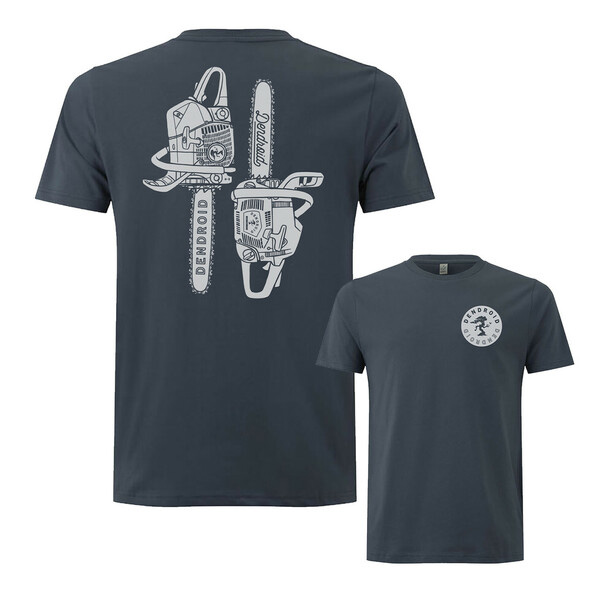 DENDROID CHAINSAWS T-shirt