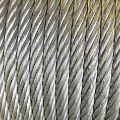Steel rope for static ties 10mm 52.1kN DIN3066