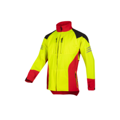 Work jacket 1SKO SHINOBI Hi-Vis yellow-red