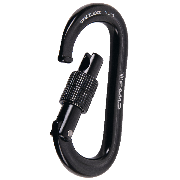CAMP OVAL XL Lock carabiner  - black
