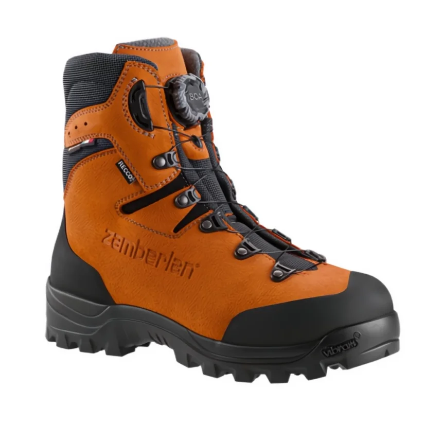 ZAMBERLAN DELIMBER GTX RR BOA chainsaw boots orange