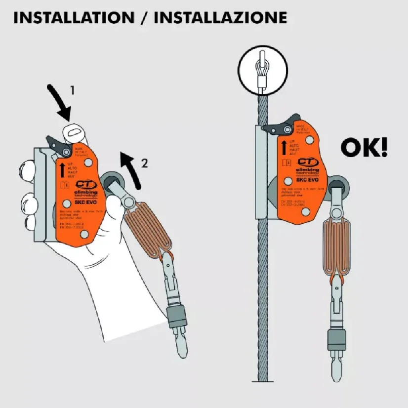SKYLOTEC CLAW SKC EVO+ fall arrester
