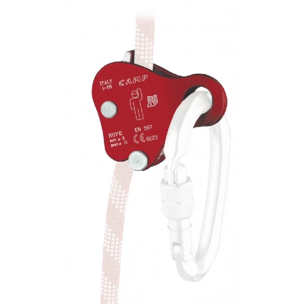 CAMP LIFT rope clamp with a toothless cam