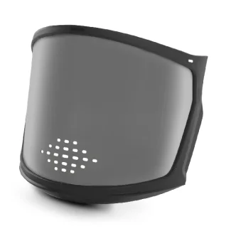 Větraný ochranný štít KASK ZEN FF AIR VISOR - kouřový