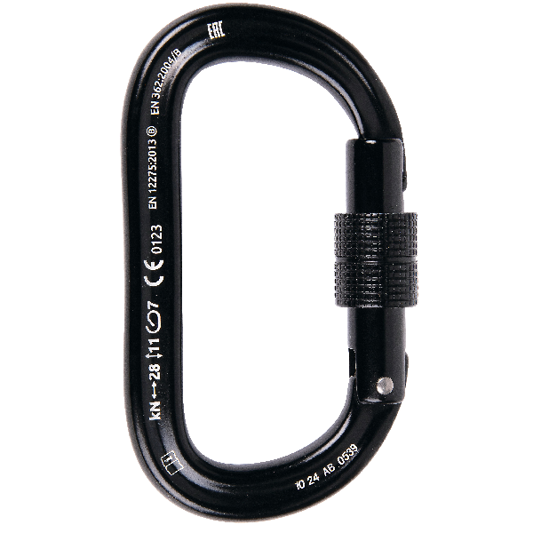CAMP OVAL XL Lock carabiner  - black
