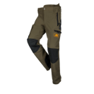 SIP PROTECTION 1SSP arborist trousers - olive - Right/Left: 3XL