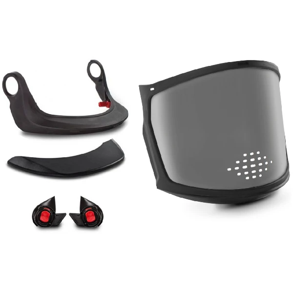 KASK ZEN FF AIR VISOR ventilated protective shield - smoke