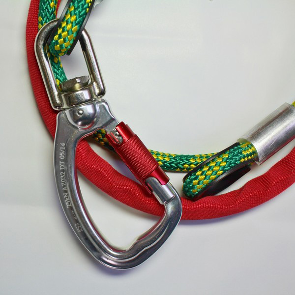 PROTEKT TU011 11.4 mm cut-resistant lanyard  + swivel carabiner