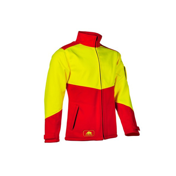Softshell jacket SIP PROTECTION TIBET 561A HiVis red-yellow