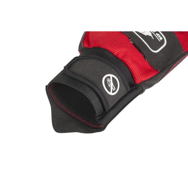 Protiporezové rukavice SIP PROTECTION 2XD2 červeno-čierna