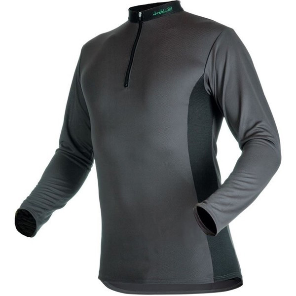 Thermal T-shirt PFANNER ZIPP-NECK SHIRT - grey