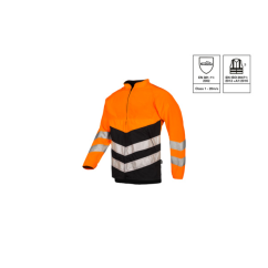 Protiporezová bunda SIP PROTECTION 1RI1 PORTET FLASH Hi-Vis oranžová/čierna