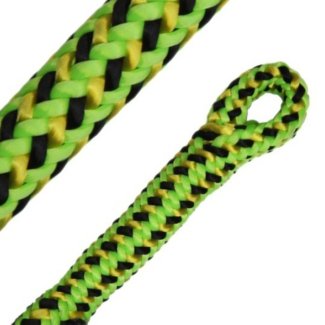 Arborist rope TEUFELBERGER FLY 11.1 mm 1x eye - GREEN