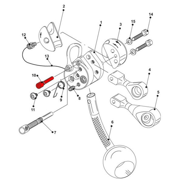 Náhradní šroub ART LOCKJACK BEARING pro připojovací bod
