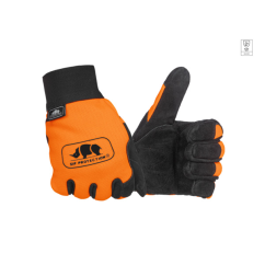 Antivibrační rukavice SIP PROTECTION LOGGER 2XA2 Hi-Vis oranžovo-černá