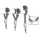 PETZL CONNEXION VARIO adjustable anchor strap PETZL CONNEXION VARIO adjustable anchor strap