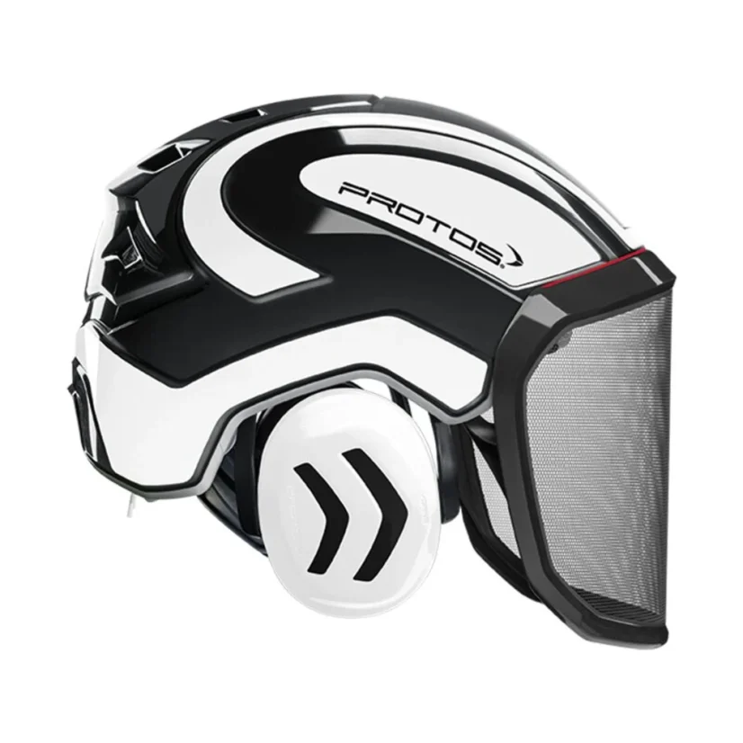 Dwukolorowy kask PROTOS INTEGRAL FOREST – czarny/biały