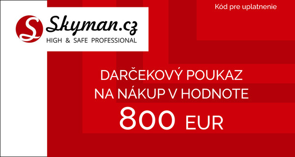 Darčekový poukaz na 800 EUR