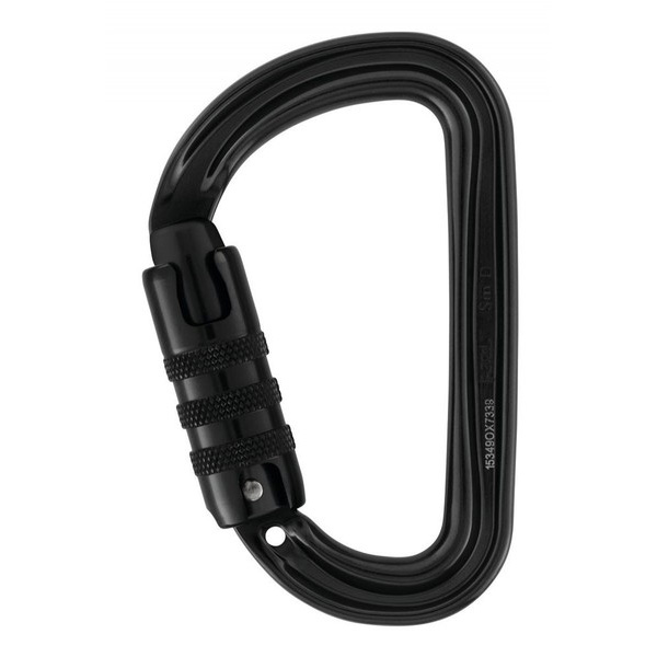 Karabína PETZL SmD Triact-Lock - čierna