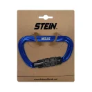 STEIN SECURA D-SHAPE ALU carabiner - blue STEIN SECURA D-SHAPE ALU carabiner - blue
