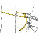 Vágásbiztos lanyard PETZL MICROFLIP