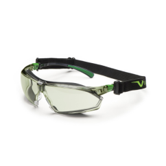 Safety glasses with strap UNIVET 506 HYBRID Vanguard Plus IN-OUT G65