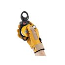 Double pulley with swivel hinge PETZL SPIN L2 black