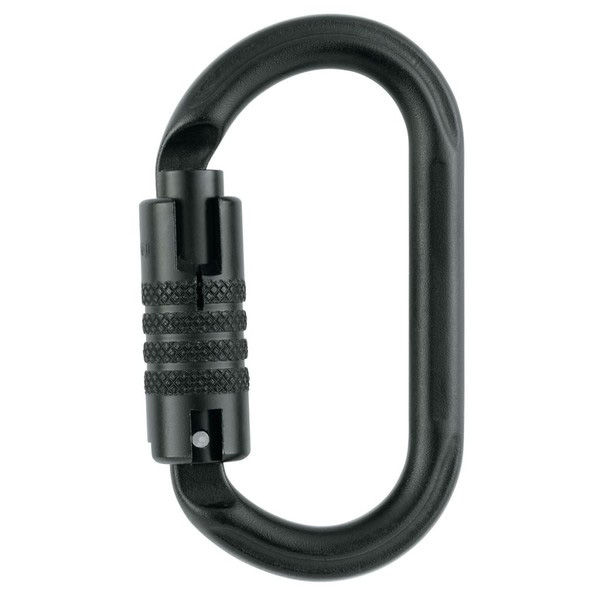 Karabiner PETZL OXAN Triact-Lock - fekete